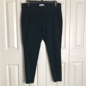 Old Navy green print stevie leggings SZ XL